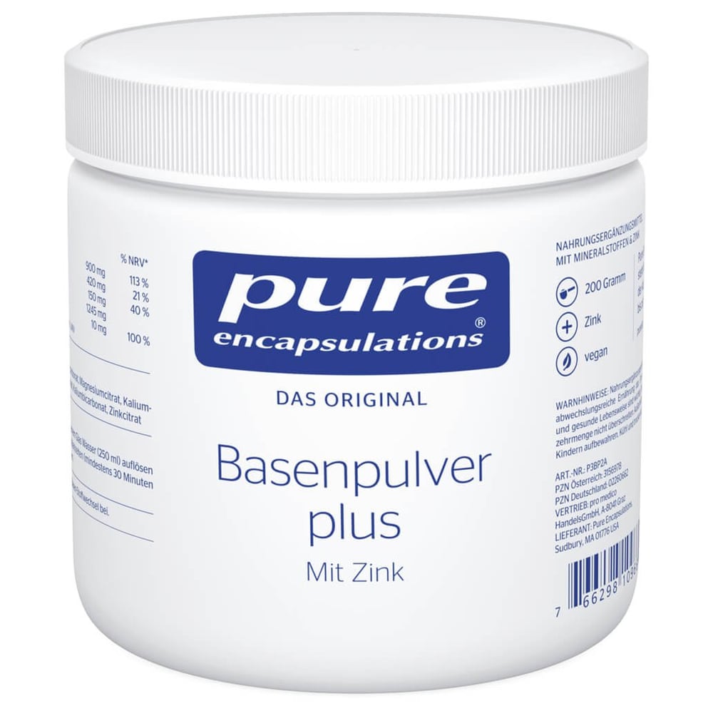 Pure Encapsulations Basenpulver plus Pure 365