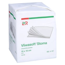 Vliwasoft Stoma - Kompresse 10x10cm 4fach