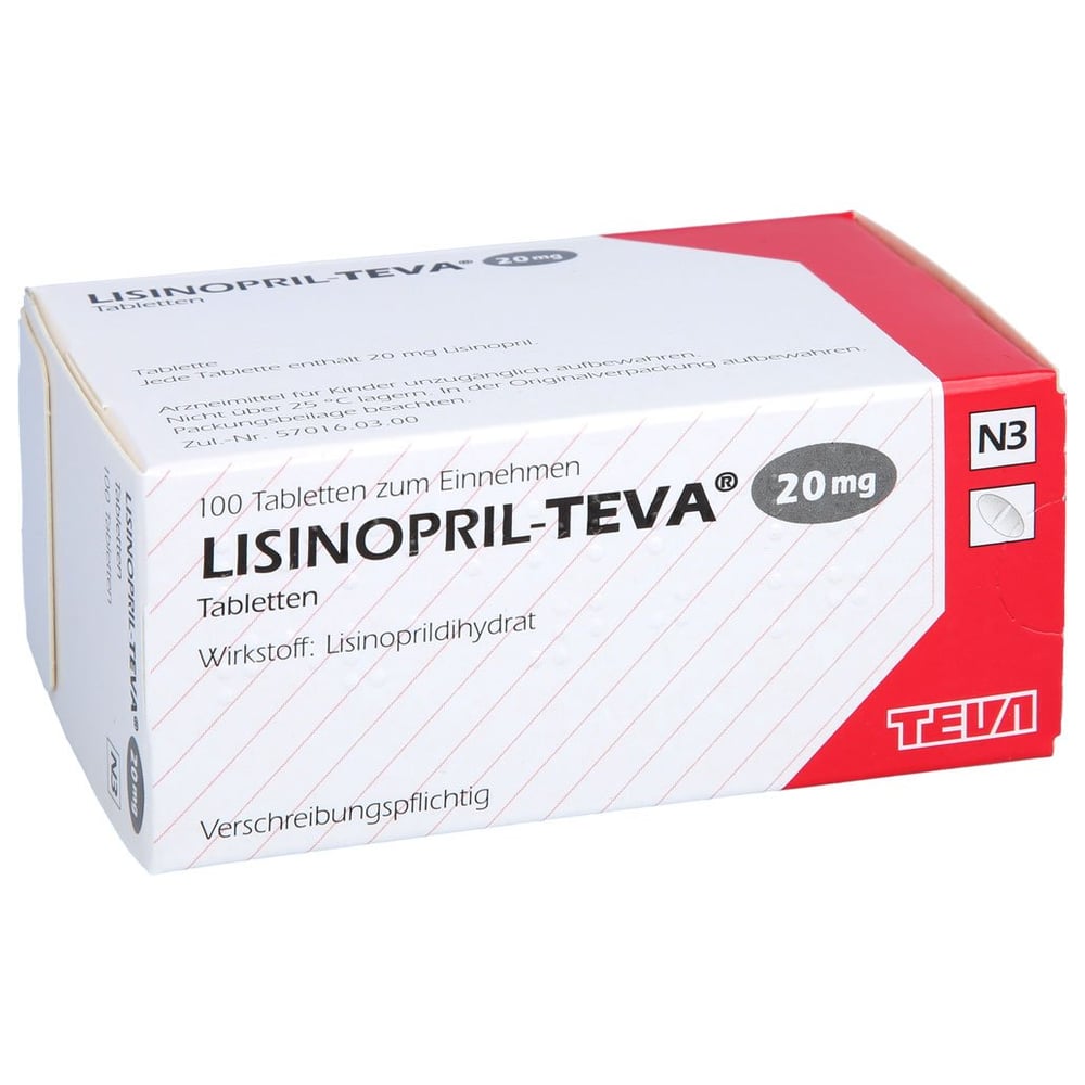 LISINOPRIL-TEVA 20 mg