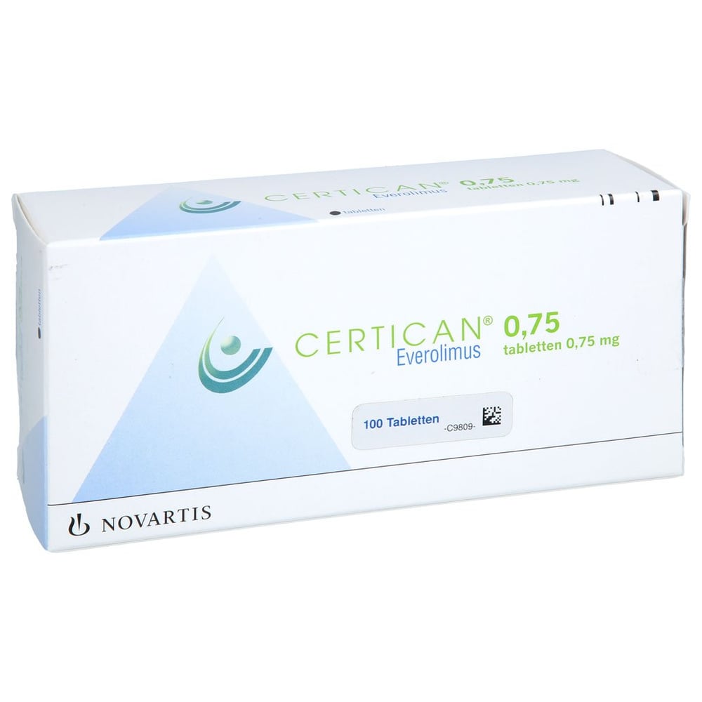 Certican 0,75 mg
