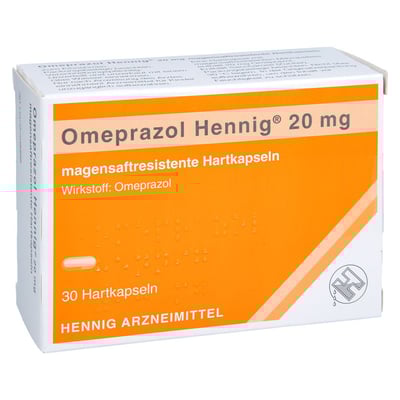 Omeprazol Hennig 20 mg Hartkapseln