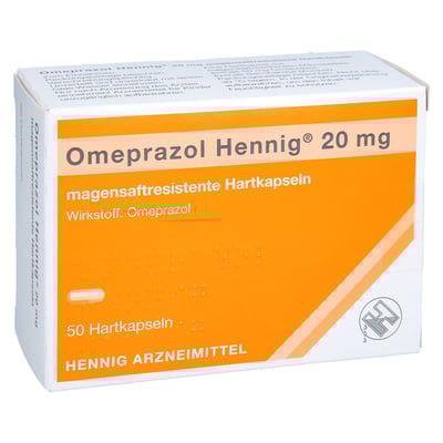 Omeprazol Hennig 20 mg Hartkapseln