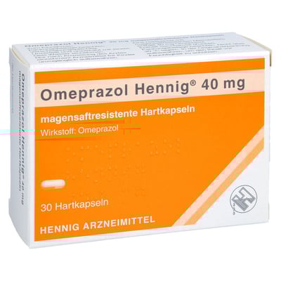 Omeprazol Hennig 40 mg Hartkapseln