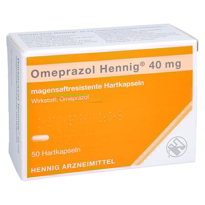 Omeprazol Hennig 40 mg Hartkapseln