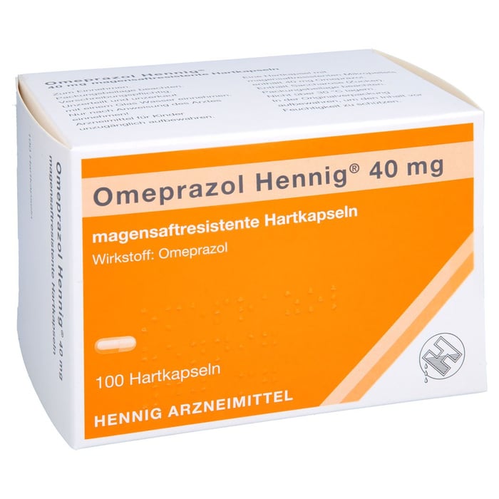 Omeprazol Hennig 40mg Hartkapseln