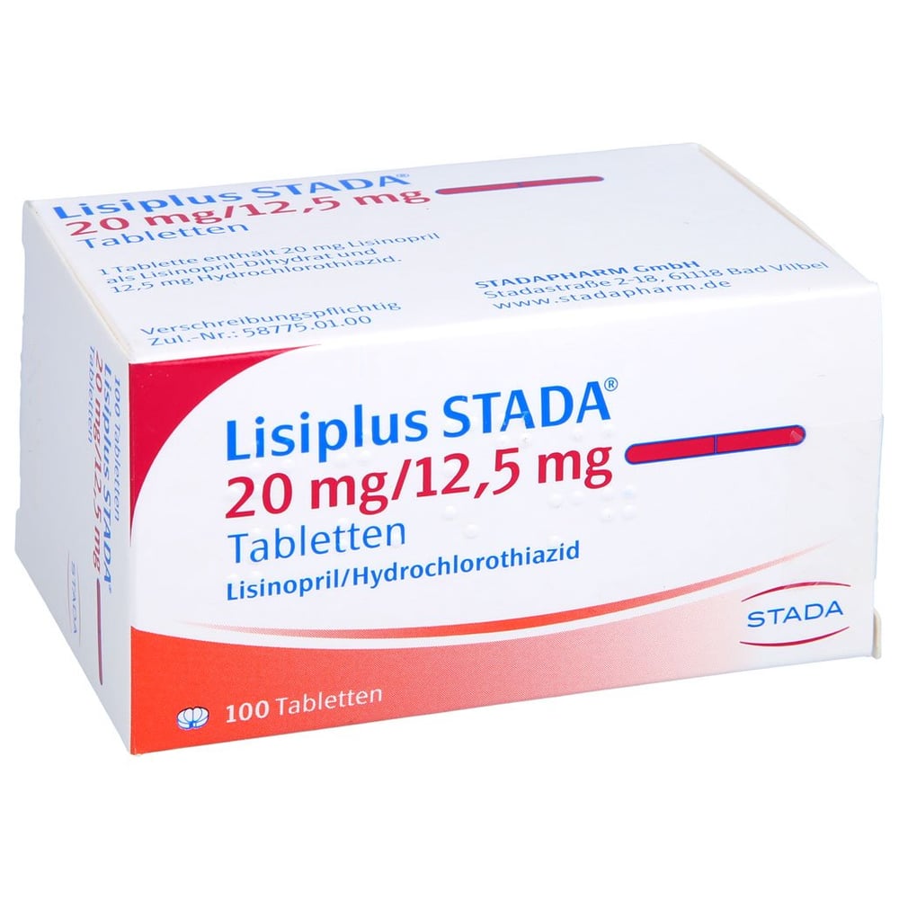 Lisiplus STADA 20 mg/12,5 mg