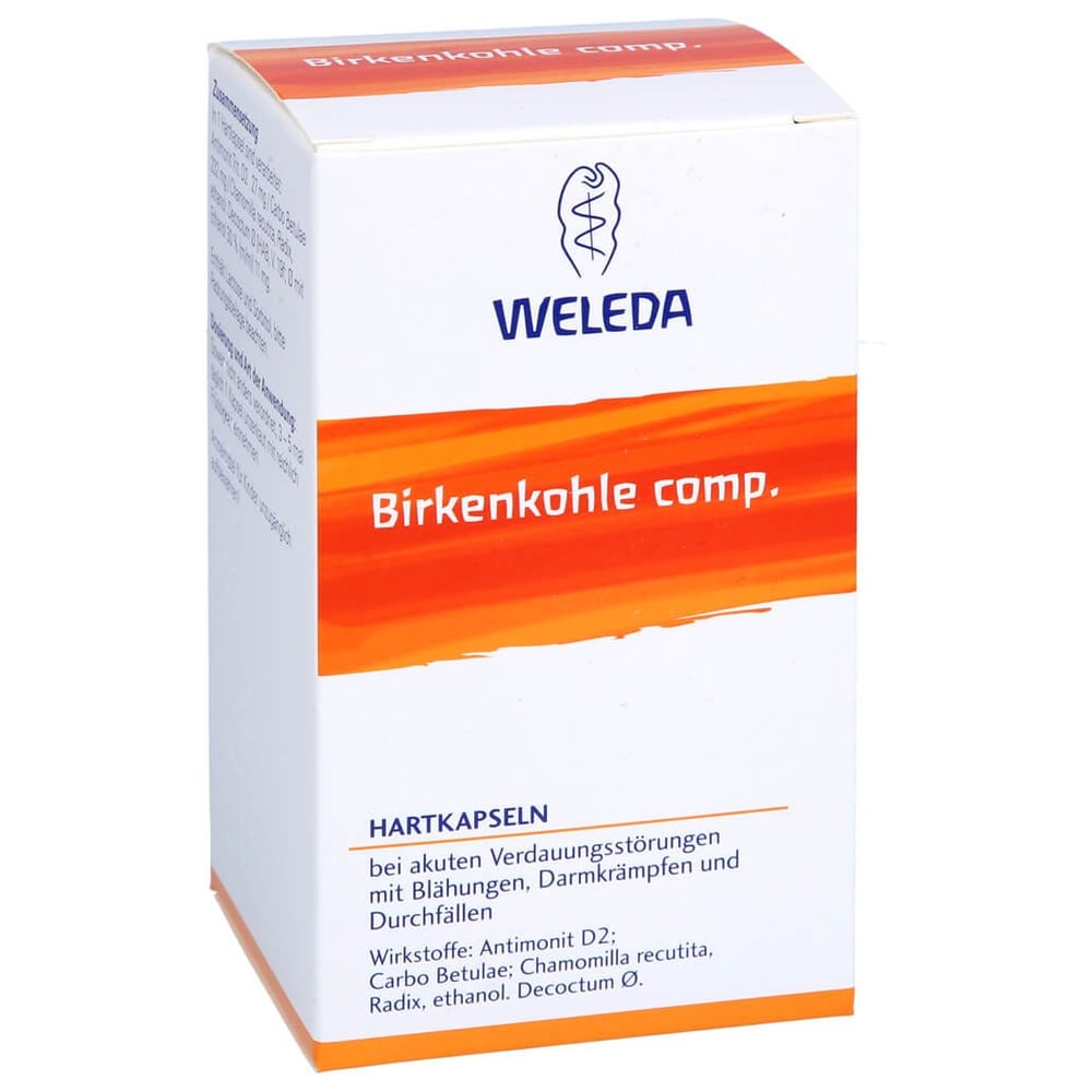 Birkenkohle comp.Hartkapseln