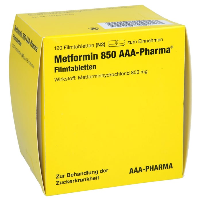METFORMIN 850 mg AAA-Pharma Filmtabletten