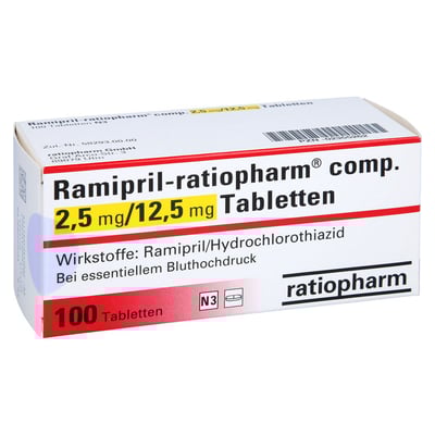 Ramipril-ratiopharm comp. 2,5 mg/12,5 mg
