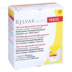 Relvar Ellipta 184 Mikrogramm / 22 Mikrogramm