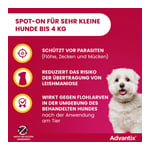 ADVAntiX Spot-on Hund bis 4 kg Produktbild 6