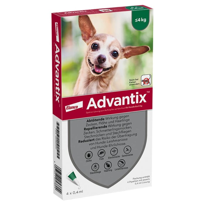 ADVAntiX Spot-on Hund bis 4 kg