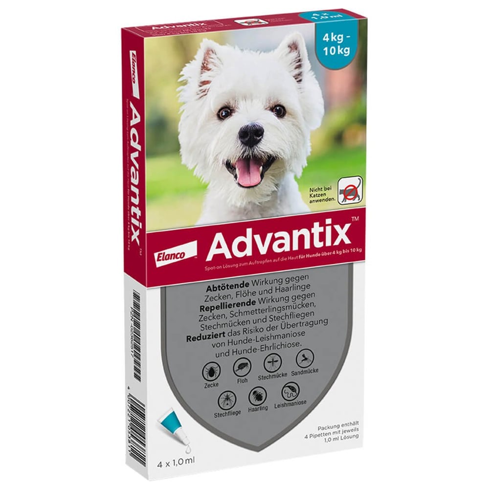 ADVAntiX Spot-on Hund 4-10 kg