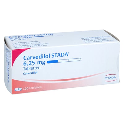 Carvedilol STADA 6,25 mg