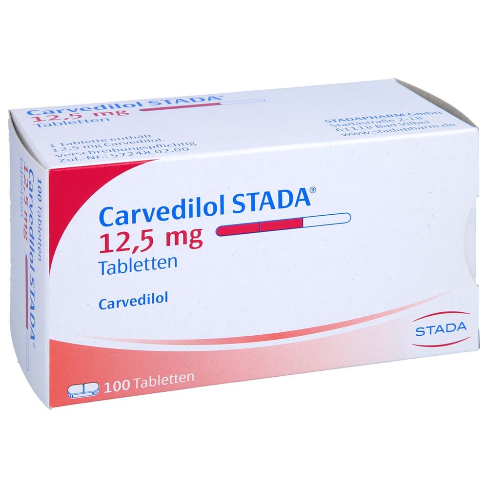 Carvedilol STADA 12,5 mg