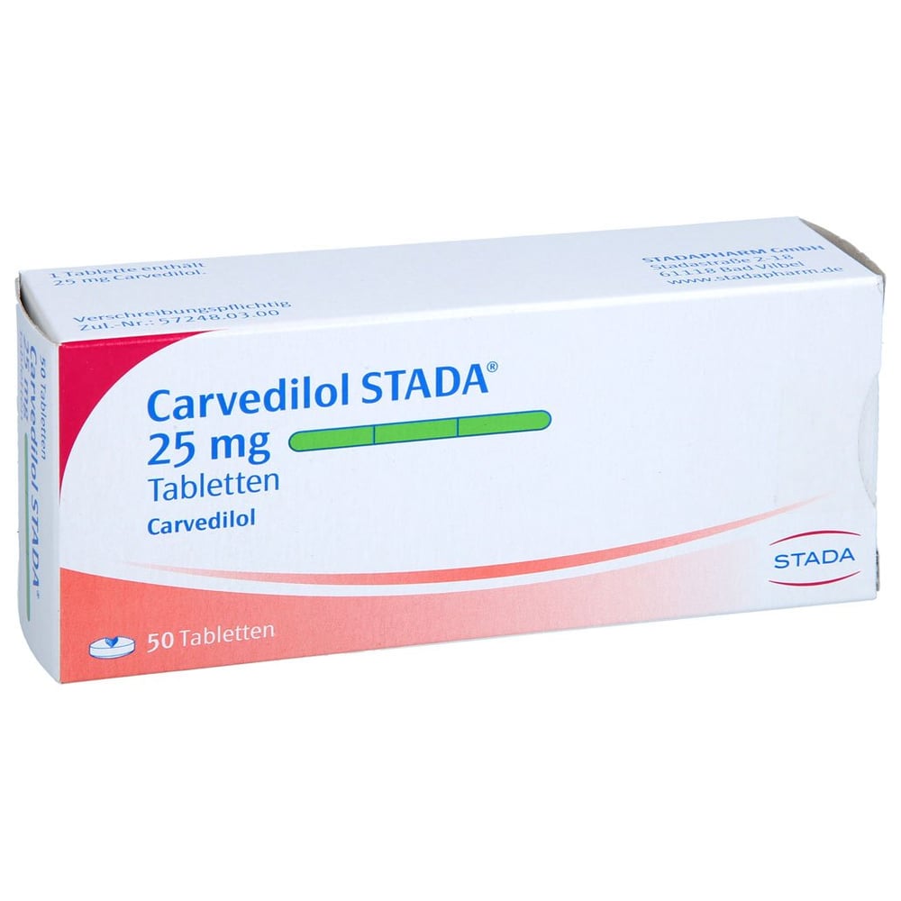 Carvedilol STADA 25 mg