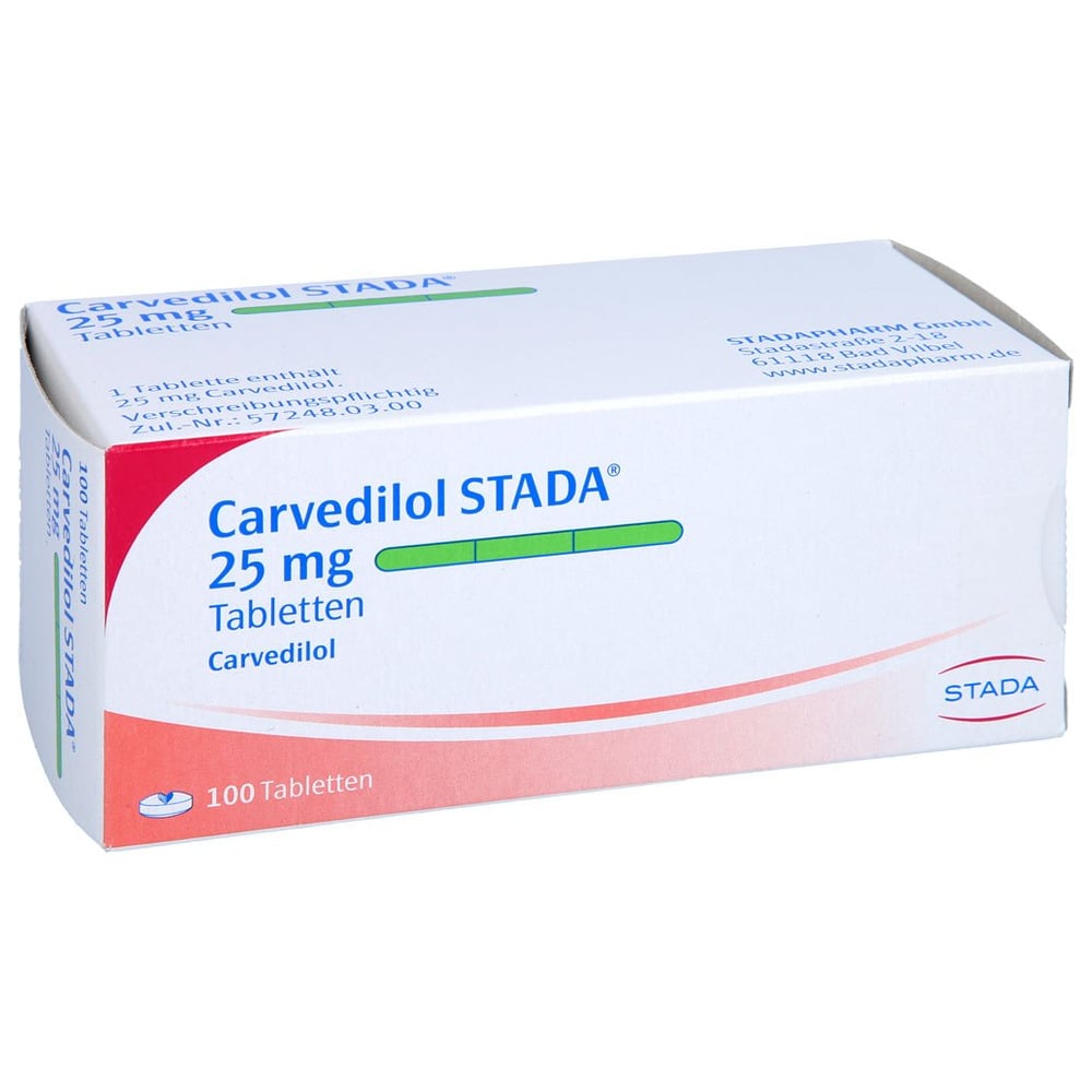 Carvedilol STADA 25 mg