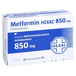 METFORMIN HEXAL 850 mg Filmtabletten