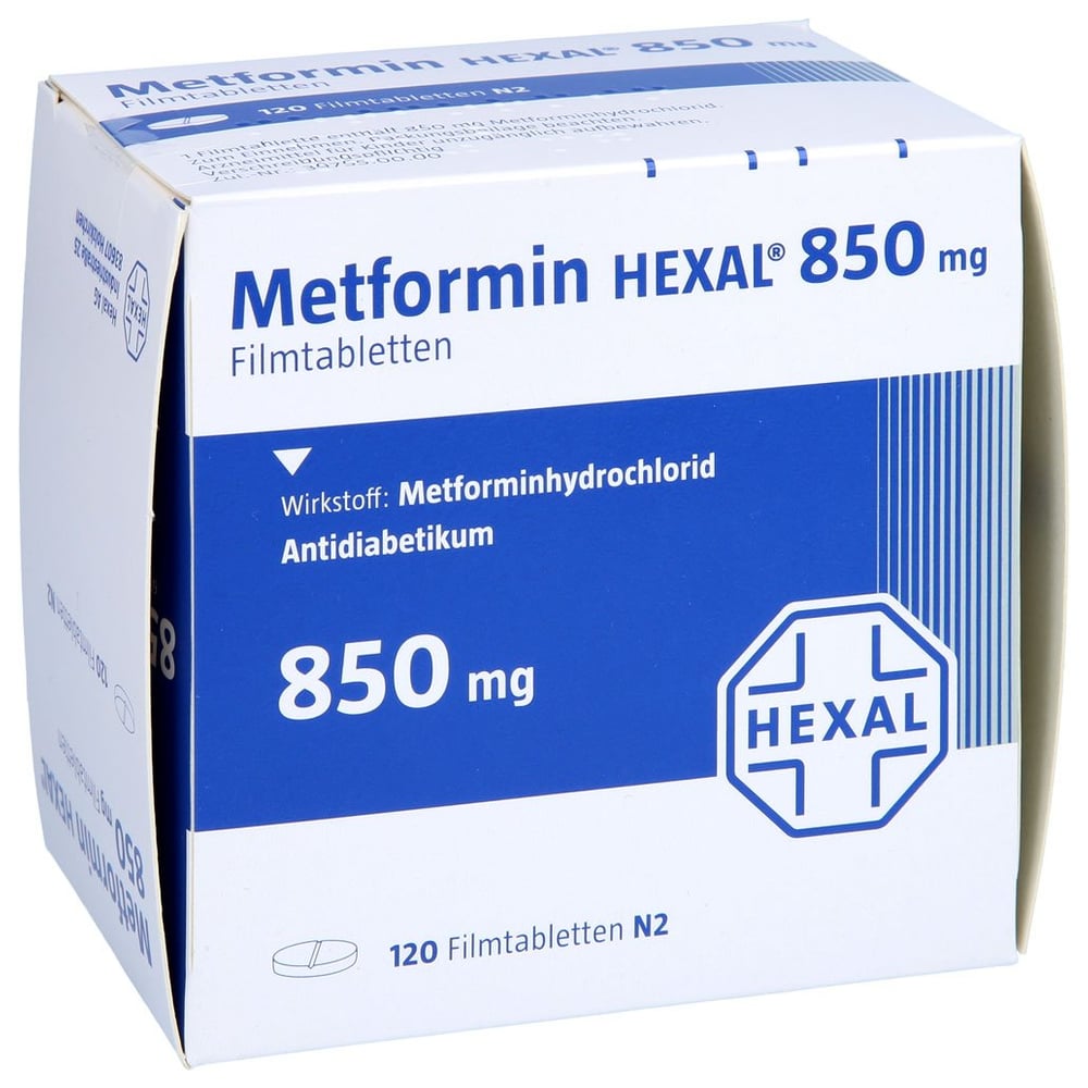 Metformin HEXAL 850 mg
