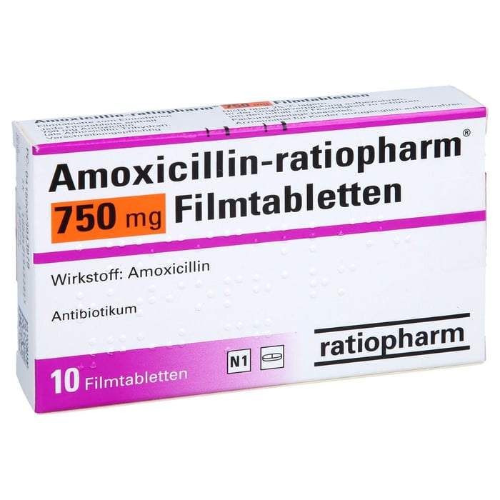 Amoxicillin-ratiopharm 750mg