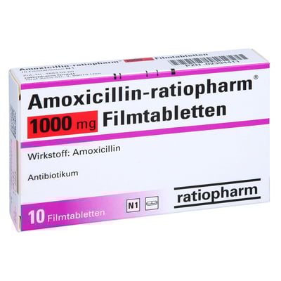 Amoxicillin-ratiopharm 1000 mg