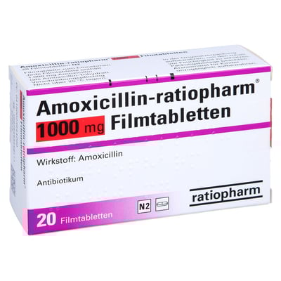 Amoxicillin-ratiopharm 1000 mg