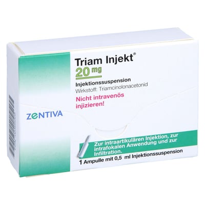 Triam Injekt 20 mg Kristall Produktbild 1