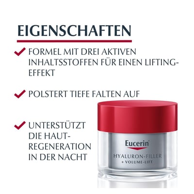 Eucerin Hyaluron-Filler + Volume-Lift Nachtpflege