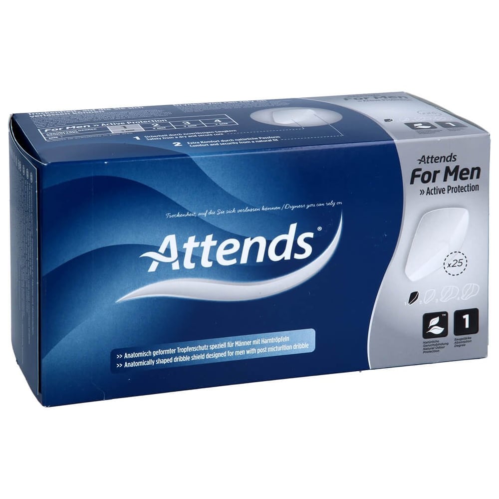 Attends for men Shield 1 Box