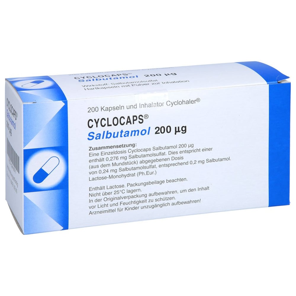 Cyclocaps Salbutamol 200 µg