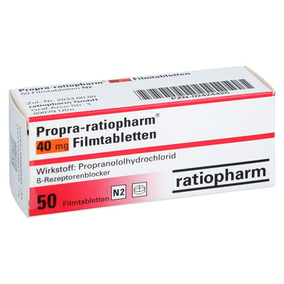 Propra-ratiopharm 40 mg Produktbild 1