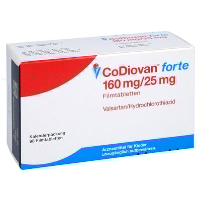 CoDiovan forte 160 mg/25 mg