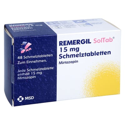 Remergil SolTab 15mg Schmelztabletten