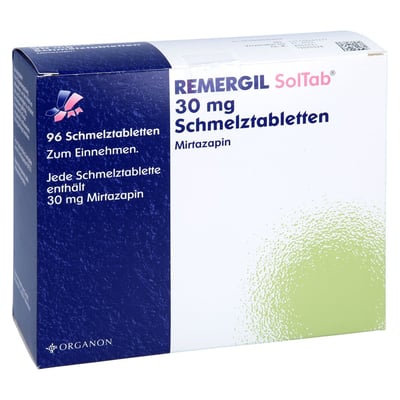 Remergil Soltab 30 mg Schmelztabletten Produktbild 1