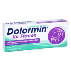 Dolormin für Frauen bei Menstruationsbeschwerden mit Naproxen