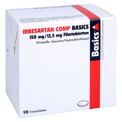 Irbesartan Comp Basics 150 mg/12,5 mg Produktbild 1