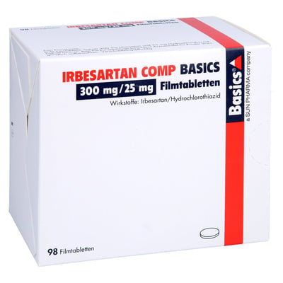 Irbesartan Comp Basics 300 mg/25 mg Produktbild 1