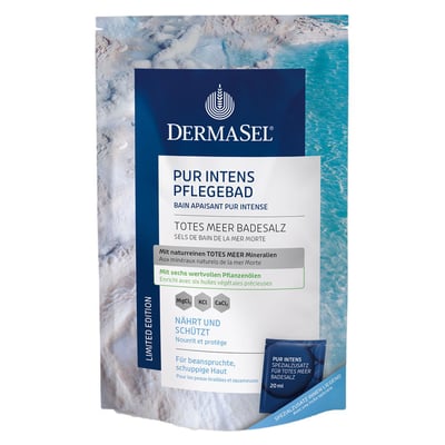 DERMASEL Totes Meer PUR Intens Pflegebad 400g+20ml