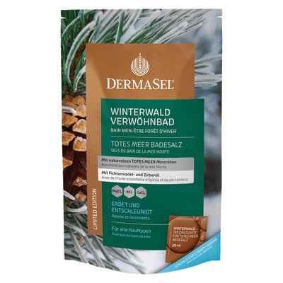 DERMASEL Totes Meer Winterwald Verwöhnbad
