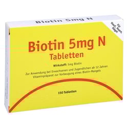 Biotin 5 mg N Tabletten