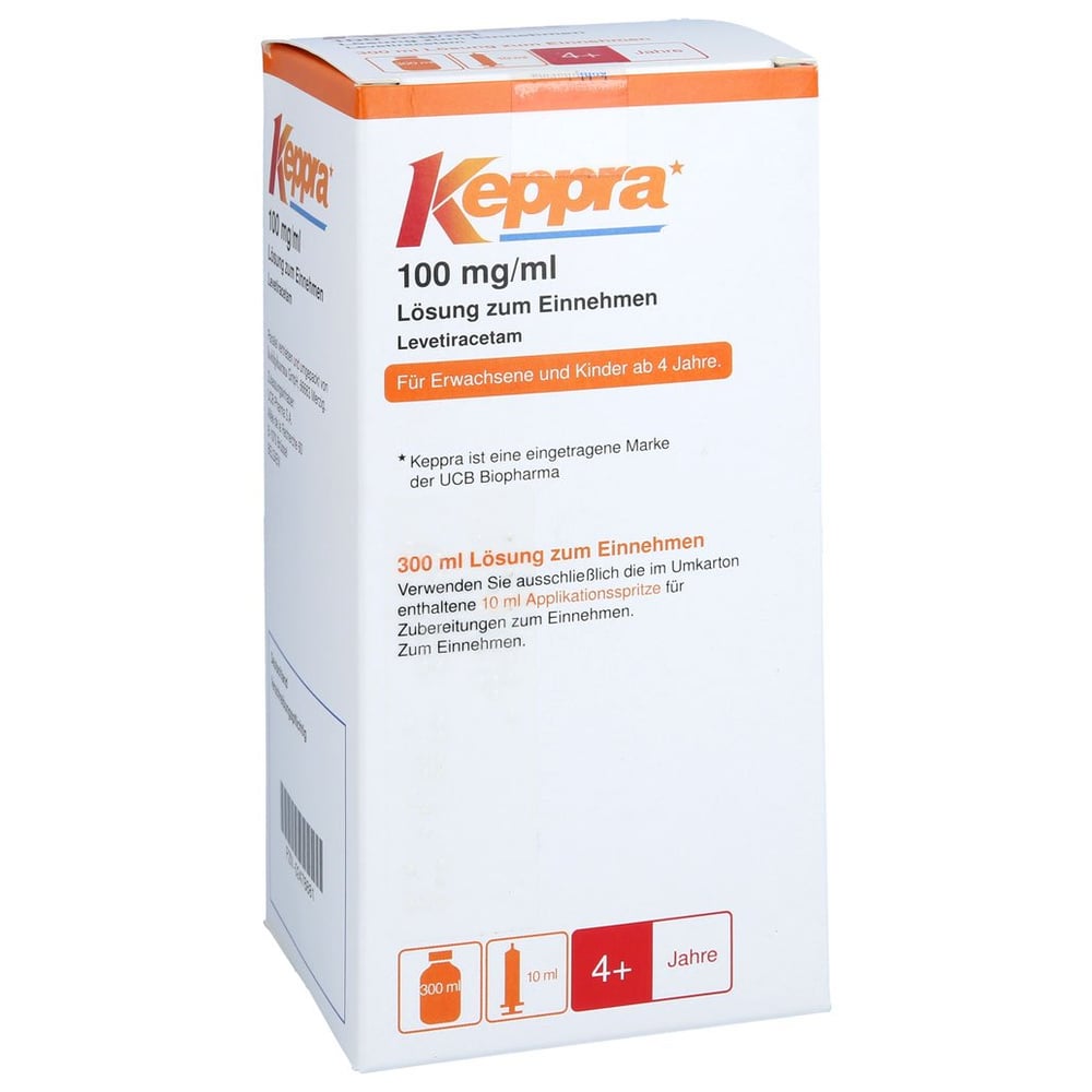 Keppra 100 mg/ml 10 ml Dosierspritze