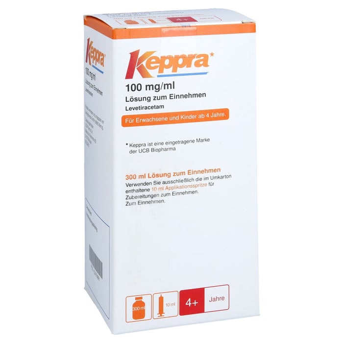 Keppra 100mg/ml 10ml Dosierspritze
