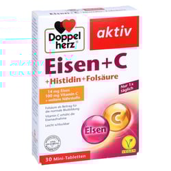 Doppelherz aktiv Eisen + C + Histidin + Folsäure