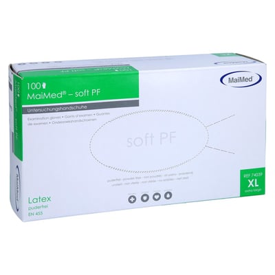 Einmal Handschuhe Latex puderfrei XL