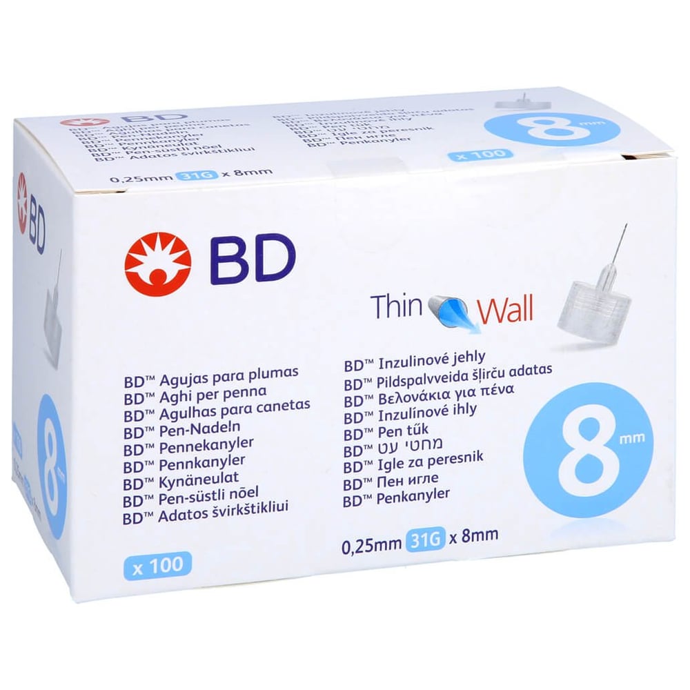 BD Pen-nadeln 0,25x8 mm