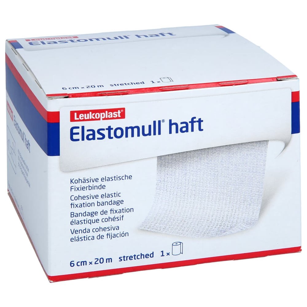 Elastomull haft 6 cmx20 m Fixierbinde