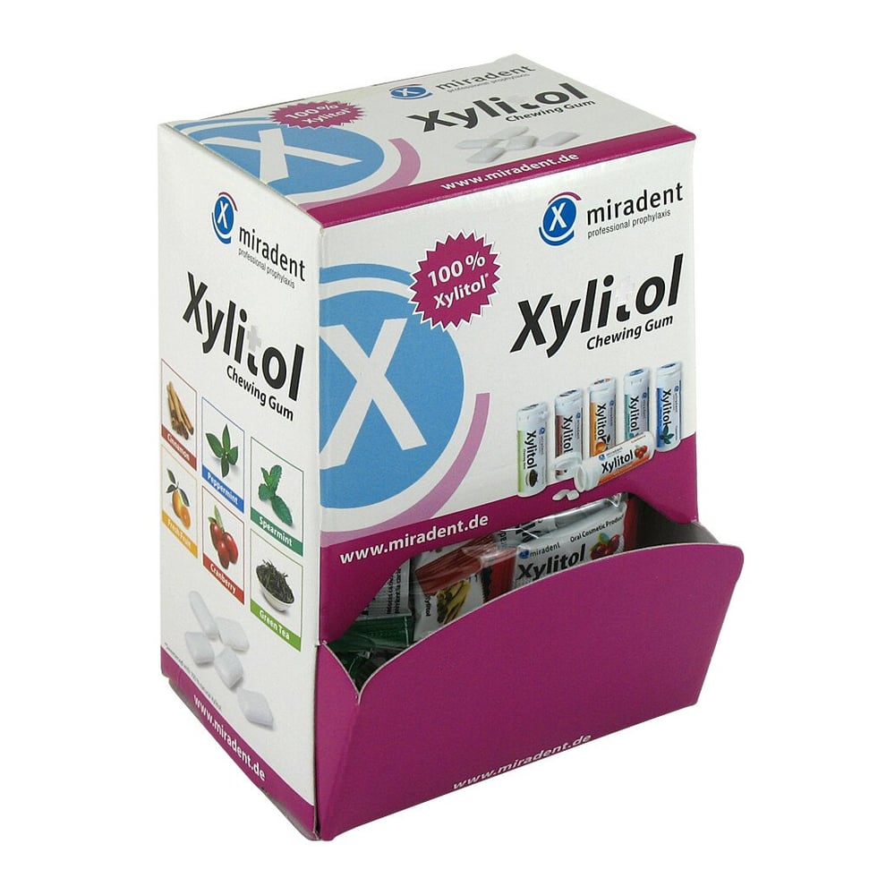 Miradent Xylitol Chewing Gum Sch ttverp.sort.