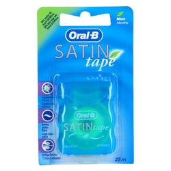 Oral-B Zahnseide Satintape blau Blisterkarte