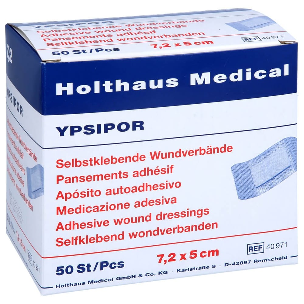 Wundverband Ypsipor Steril 5x7,2 cm