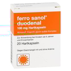 Ferro sanol duodenal 100 mg